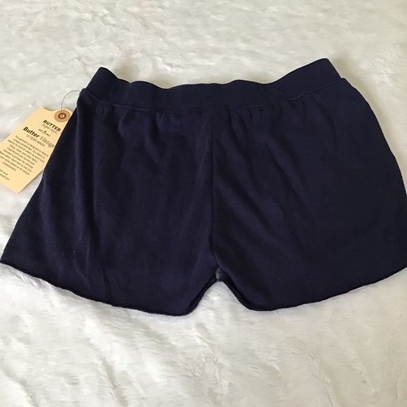 Butter Girl’s Peace Terry Cut Off Short - Picture 2 of 3